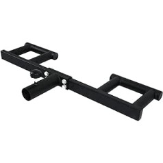 Yes4All Viking Press T-Bar sauszemes mīnu stiprinājums 5 cm olimpiskajam stienim — 3 rokas satvēriena pozīcijas lielākai daudzpusībai