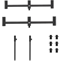 New Direction Tackle Carbon 3 stieņu buzz stieņi ar stieņu nūjām ar bagāžas komplektu — P10 modulārais oglekļa diapazons (P10-2)