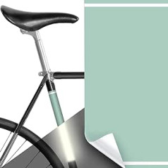 MOOXIBIKE Reflector sticker, panel glacier blue green, reflective, frame protection sticker and safety marking for bicycle, trekking bike, mountain bike, walker up to approx. 15 cm frame circumference