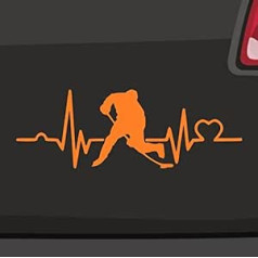 Heartbeat hokeja uzlīme DEL 6 izmēri, 21 krāsa — ripa NHL Bully Powerplay