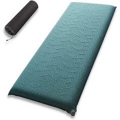 AIRELAX Single 2D Self-Inflating Camping Mattress, Sleep-Friendly Camping Air Sleeping Mat, 200 x 76 cm Sleeping Mat, 7.6 cm Ultra Thick Camping Pad, Portable Roll-Up Floor Guest Bed