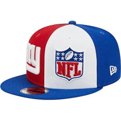 New Era NFL New York Giants Oficiālā 2023. gada sānu līnijas 9FIFTY Snapback spēles vāciņš, komanda