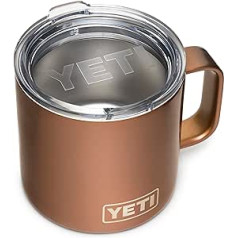 YETI Rambler krūze, nerūsējošais tērauds, varš, 14 unces (414 ml)