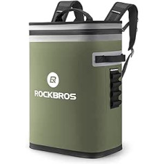 Rockbros Cool Bag ūdensnecaurlaidīgs dzesētājs 17 l piknika soma, izolēta aukstumkastes pusdienu soma brīvā dabā, kempingā, makšķerēšanā, piknikā, ceļojumos, 48 h dzesēšanai