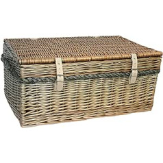 Red Hamper EH057 Antique Wash Picknick-Korb, Braun, 40 x 62 x 29 cm