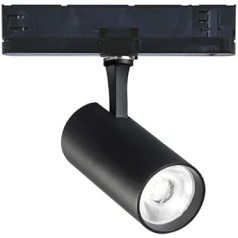 Fox Projektor, alumīnijs, Kunststoff, Schwarz, LED, 15 W, 3000 K, Cri90, 1–10 V