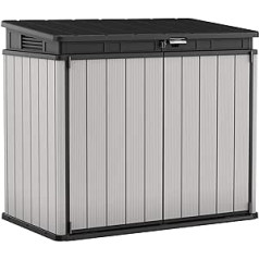 Keterbox Premier XL, 1150 l Fassungsvermögen, Außenmaße (PxHxT): 141 x 123,5 x 82 cm, 2x 240l Mülltonnen, wetterfest, wasserdicht