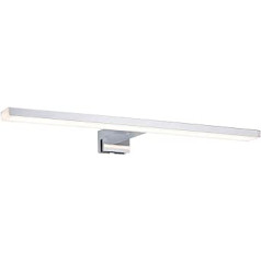 Paulmann Evie 78938 LED griestu lampa spoguļa gaisma IP44 400 mm, ieskaitot 1 x 8,0 vatu hroma vannas istabas lampa, plastmasas 3000 K