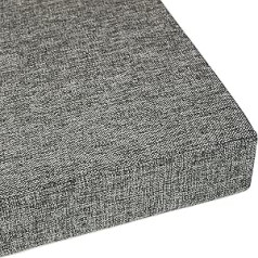 2 3 Seater Bench Seat Pad,Bench Cushion with 35D High Density Foam for Garden Patio Indoor Outdoor,Dark grey,110 * 40 * 5cm