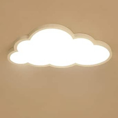 Clouds griestu lampa, LED īpaši plāns 5 cm Creative Clouds griestu lampa bērnu istabas griestu lampa zēniem un meitenēm guļamistabas lampa Vienkārša multfilma Romantiska (Krāsa: balta gaisma 6000K)