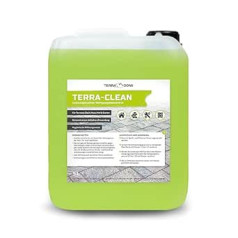 TerraDomi Terra-Clean tīrīšanas līdzeklis noturīgiem netīrumiem, efektīvs jaudas tīrīšanas līdzeklis iekšpagalmiem, jumtiem, mājām, pagalmam un dārzam, daudzpusīgiem lietojumiem - 5 litri