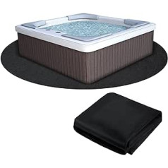 30cm Round Pool Liner for Above-Ground Swimming Pools, Hot Tub Mat, Prevents Puncture and Extends Life of Pool Liner for Hot Tub, Above Ground Swimming Pool