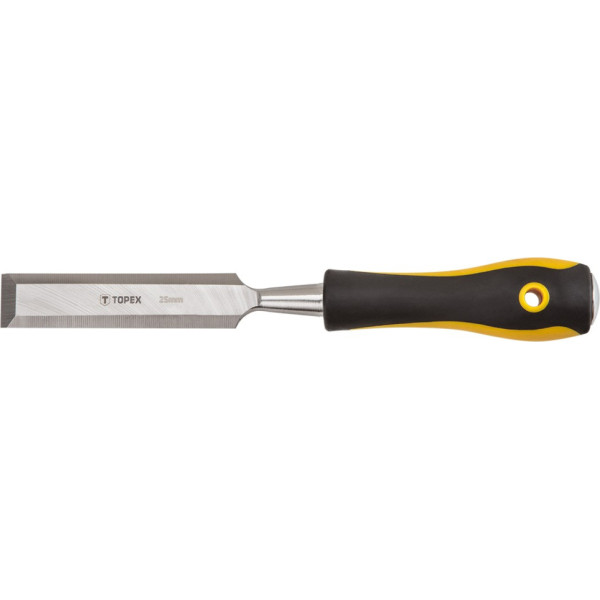 Topex 25 mm chisel, bi-material handle, CrV