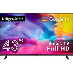 Kruger&Matz 43 collu FHD Google TV DVB-T2/T/C H.265 HEVC TV