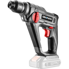 Graphite SDS+ Energy+ cordless hammer drill 18V, Li-Ion/0.8J, without battery