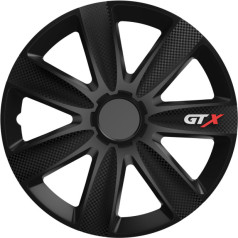 10324 GTX carbon hubcap, black, 15 inches