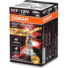 Галогенная лампа Osram H7 12V 55W PX26D Night Breaker 200 /1 шт./