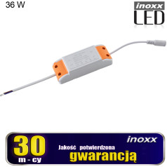 36w LED barošanas avots plāniem griestu paneļiem 60x60 120x30