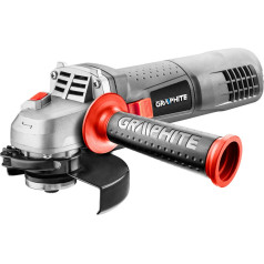 Graphite 750W angle grinder with speed regulation, 125 mm disc