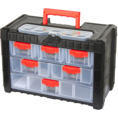 Organizer with handle, 13 partitions , 260x200x400, proline hd