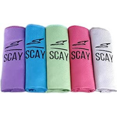 SCAY® Magic Cloths/Towels, Special Premium Microfibre/Fish Scale/Nano Fibre Cleaning Cloths, Window and Glass Cleaning Cloth, Terry Towel, Kitchen, Car Care, Household, Mirror, Stain and Streak-Free