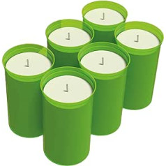 Bio Green Set of 6 ecological candles made of biomass for frost guard 