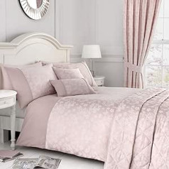 Serene, Blush Pink, Duvet Cover Set: Double