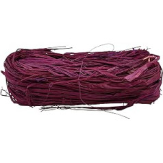 Netuno Raffia popierinis virvelė 50 g Violetinė Raffia Virvelė Natūralus Dekoratyvinis Virvelė Siuntinio Virvelė Vyniojimo Popierius Špagatas Rafijos Kaspinas Natūrali Rafija skirta pasidaryk pats rankdarbiams Dovanos Amatų dekoracijos Sodo audim