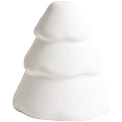 Cooee Design Snowy 10 cm baltos keraminės eglutės Kalėdų puošmena