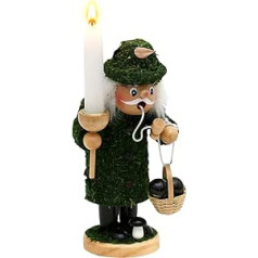 Dekohelden24 Smoker Witch, Moss Man or Forest Woman, Size Approx. 20 cm