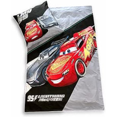 Disney Cars gultas veļa 80 x 80 cm + 135 x 200 cm 100% kokvilna ar rāvējslēdzēju