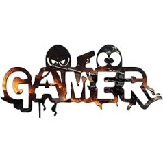 codiarts. XXL Gamer Wall Decoration 3D Panel Laser Cut Designs WOT FN COD GRAFITTI METAL WOT (SMALL, WOT)