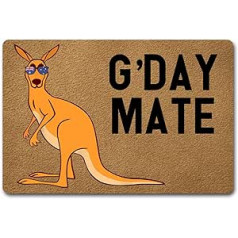 Funny Welcome Doormat, Mājas dekors, Kājslauķis, G'Day Mate Hello Kangaroo, Austrālija Good Day Mate 16