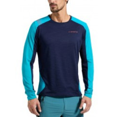 Krekls BEYOND LS M XL Deep Sea/Tropic Blue