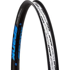 Spank sp-rim-0172-b/Blue rim velosipēds unisex pieaugušajiem, melns/zils