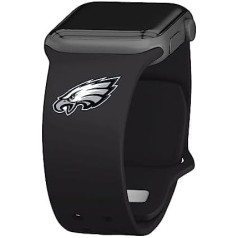 SPĒLES LAIKS Philidelphia Eagles silikona sporta pulkstenis ir savietojams ar Apple Watch