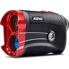 AOFAR GX-2S Laser Golf Rangefinder with Slope On/Off, 600 m White Golf Rangefinder with Flag-Lock and Vibration, Legal for Competitions, Gift Packaging