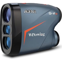 AOFAR GX-6F PRO Golf Laser Rangefinder with Tilt Devices, Rangefinder with Continuous Scan, Flag Lock with Pulse Vibration, Approved for Competition, 600 Y High Precision Accurate