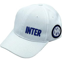 Inter unisex beisbola cepure ar logotipa viziera vāciņu