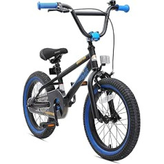 BIKESTAR ļoti viegls bērnu velosipēds meitenēm un zēniem no 3, 4, 5, 6 gadiem 12 collu 16 collu 20 collu bērnu velosipēds BMX frīstaila velosipēds bērniem