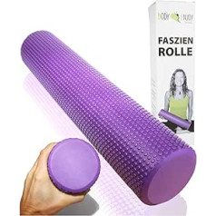 Easy FoxY Rotaļlietu mīkstais rullītis muguras mugurkaula masāžai; Muguras nestuves diametrs 9,5 cm x 43 cm, Joga Pilates Fascia Foam Roller kakla un muguras sāpju trigerpunktu ārstēšanai