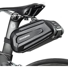 ROCKBROS Velosipēdu Seglu soma Velosipēda soma Ūdensnecaurlaidīga 3D Hard Shell Velosipēda sēdekļa soma ar ātro atdalīšanu MTB šosejas velosipēdam 1,8 L