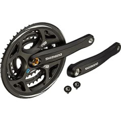 SHIMANO Altus FC-M311 MTB ķēdes komplekts (2018. gada modelis), 48/38/28, melns