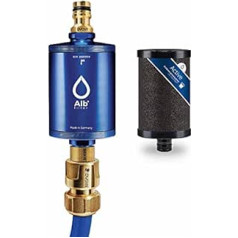 Alb Filter® MOBIL Active Drinking Water Filter, Clean Drinking Water on the Go with Boat, Yacht, Camping or Mobile Home, with GEKA Connection, Blue