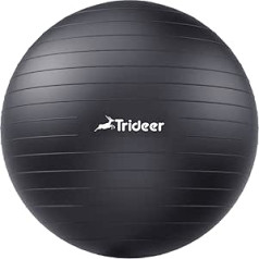 Trideer bieza vingrošanas bumba, pretsprādziena pilates bumba, 45–85 cm biroja sēdbumba, līdzsvaram, joga kā fitness, mazas ierīces un līdzsvara krēsls sporta zālē, mājās, birojā