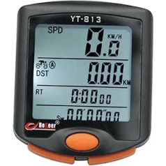 YARNOW velosipēda odometrs velosipēda kilometrs ūdensnecaurlaidīgs velosipēda spidometrs ūdensizturīgs velosipēdu dators spidometrs velosipēds bezvadu velosipēda kilometrs velodators pilnekrāna režīms