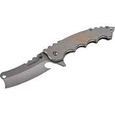 Magnum Mortem Pocket Knife in 440A Steel and Stainless Steel in Silver - 20.60 cm