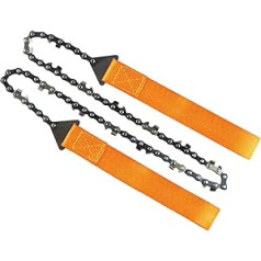 1 Set Chainsaw Plastic Saw Emergency Tool Plastic Saw Pocket Saw Hand Circular Saw Tool Rope Saws Camping Saws Manual Saws Metal Wire Saw Zip 65 Manganese Steel