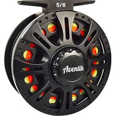 Aventik HVCE Fly Fishing Reel 3/4/5/6/7/8 Pre-loaded Fly Reel with Line Combo