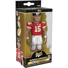 Funko Gold 5 collu NFL: Chiefs — Patriks Mahomess — 1/6 izredzes uz retu iedzīšanas variantu — kolekcionējama vinila darbības figūriņa — dzimšanas dienas dāvanas ideja — oficiālas preces — jūsu kolekcijai